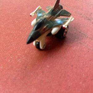 Military Style Toy Jet 1987 vintage LJN rough Rider  camouflage fighter jet